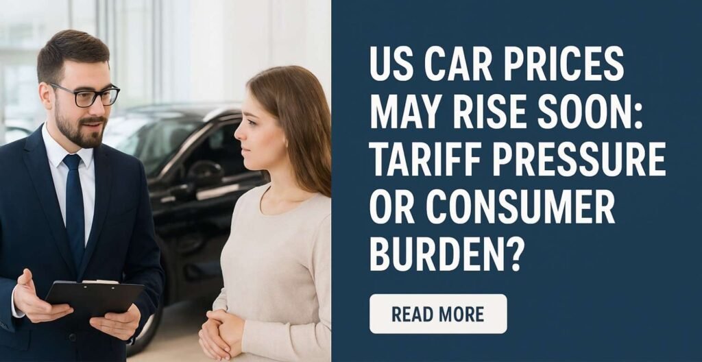 US Car Prices May Rise Soon